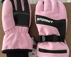 Spornit neu schwarz 3M Thinsulate Reißverschluss oben Taschen wasserdicht Winter. Rosa Farbe - Bild 1 von 8