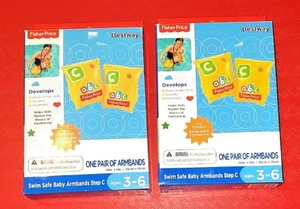 Bestway Fisher Price Inflatable Swim Safe Baby Armbands Step C - 2 Pairs - New - Picture 1 of 4