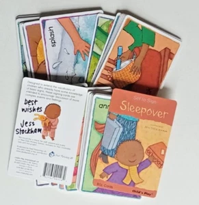 BSL Lernkarten Frühjahre Lernkarten Sleepover 2009 signiert von Illustrator a - Bild 1 von 12