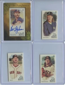 2019 Topps Allen & Ginter 8 Card Lot Inc. Bert Blyleven Autograph Mini & 7 Minis - Picture 1 of 4