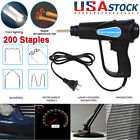 200x Hot Stapler Plastic Welding Gun Machine Car Bumper Fender Welder Repair Kit