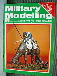 e MILITARY/WAR MODELLING MAGAZINE 50 PAGES JUNE 1973 8 PAGES OF COLOUR - Picture 1 of 3