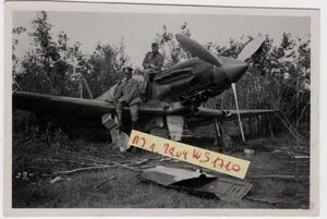 Wehrmacht Photo : russischer Jäger / Jagdflugzeug bei ORSCHA erbeutet 1941 ! - Bild 1 von 1