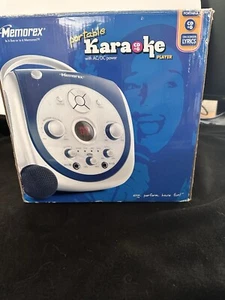 Memorex Karaoke Singing System w/CD (2) + Graphics Model Includes Mic *PORTABLE - Picture 1 of 10