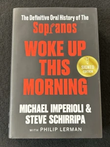Sopranos Woke Up Like This Book Signed JSA Michael Imperioli Steve Schirripa - Picture 1 of 4