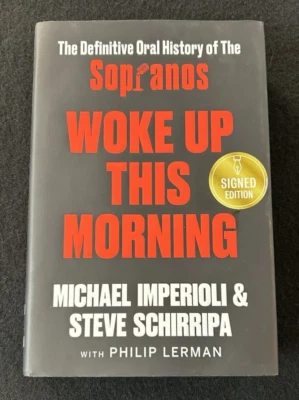 Sopranos Woke Up Like This Book Signed JSA Michael Imperioli Steve Schirripa - Image 1 of 4