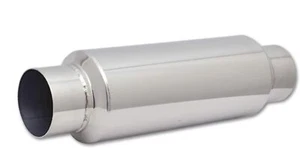 Vibrant Performance 17970 Stainless Muffler Resonator 3.5 Inlet Outlet Deep Tone - Picture 1 of 3