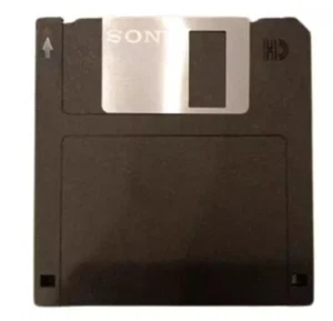 3.5" 2HD Floppy Discs, Black - Picture 1 of 1