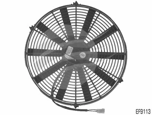 BACO STRAIGHT BLADE 16" REVERSIBLE 24V ELECTRIC THERMO FAN 230w MOTOR EF9113 - Picture 1 of 3