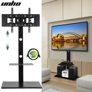 TV Ständer Universal Standfuss 32"-65" Zoll Fernsehständer mit Tablett LCD/LED - Bild 1 von 9