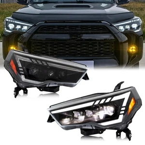 LED Headlights for Toyota 4Runner 2014-2024 Projector Front Lamps Pair Assembly - Picture 1 of 5