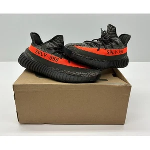Adidas Yeezy Boost 350 V2 Sneaker Carbon Beluga Größe 10 gebraucht #400-RA - Bild 1 von 11