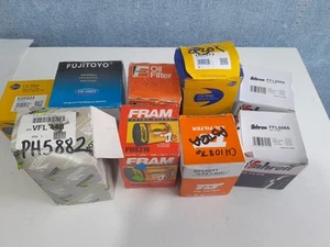 OIL Filters Job lot New Genuine various makes Comline Fram filters x9 Bundle - Picture 1 of 11