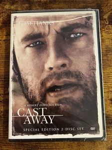Cast Away DVD Brand New Sealed Tom Hanks And Wilson Ships Fast - Picture 1 of 2
