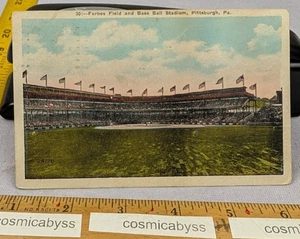 Forbes Field Pittsburgh PA postcard 1929 baseball stadium - Picture 1 of 2