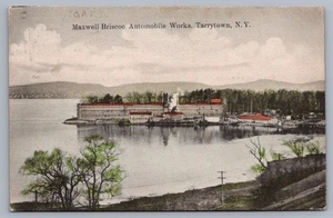 Postal Maxwell Briscoe Automobile Works Tarrytown NY Westchester County L6 - Imagen 1 de 3