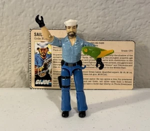 GI Joe 1985 Shipwreck Action Figure with Parrot Polly & File Card HASBRO ARAH - Picture 1 of 10