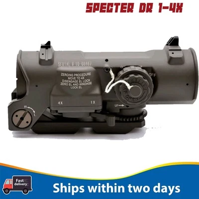 Specter DR 1-4x32 Scope: Wide View Anti-Glare Shockproof Tactical - Image 1 of 4