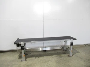 Dorner 84 Zoll lang x 18,5 Zoll breit Flachbandförderer mit 34R4BFPP-E3 Motor, 28 U/min - Bild 1 von 12