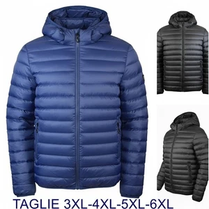 Piumino Uomo Taglie Forti Over 100 Grammi Giubbotto invernale Giacca Trapuntata - Foto 1 di 29