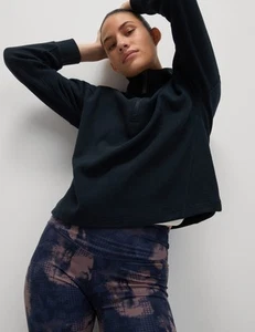 Marks & Spencer Womens Navy Synthetic Long sleeved Sweatshirt - M&S - Picture 1 of 12