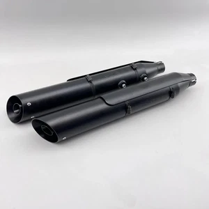 Silenciador de escape Harley Davidson Softail Fat Boy Slim 64900473 64900472 - Imagen 1 de 9