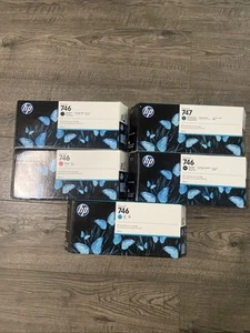 Zestaw atramentów HP 746 300ml DesignJet P2V83A, P2V78A, P2V84A, P2V80A, P2V82A. - Zdjęcie 1 z 2