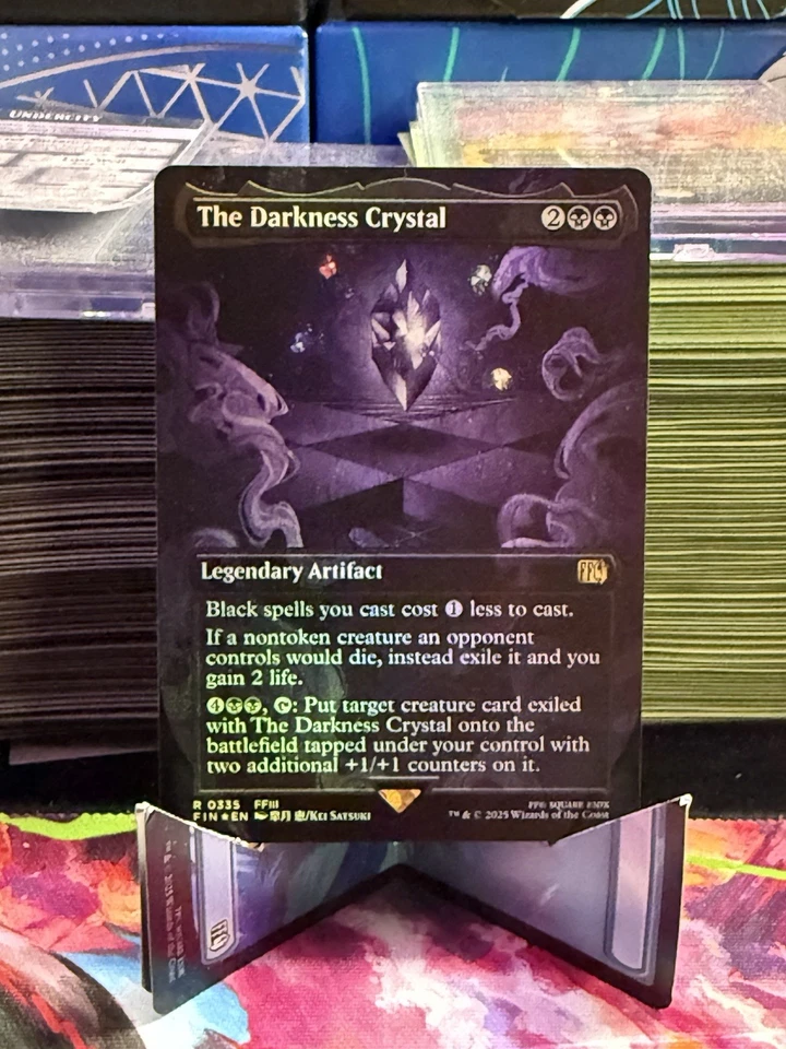 The Darkness Crystal (Borderless) 0335 Final Fantasy (FOIL) MTG - Image 1 of 4