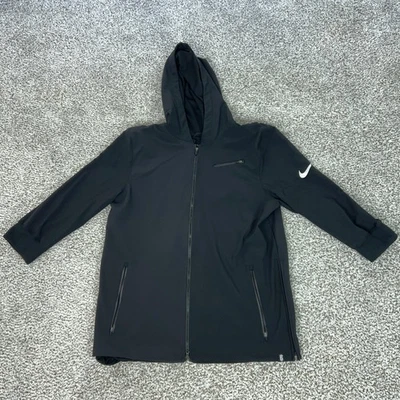 Chaqueta Nike Kyrie Irving Para Hombre Extra Grande Alta Negra Con Capucha MVP Baloncesto Seco Foto 1 de 4