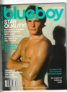 GAY BEEFCAKE MAGAINE BLUEBOY MARCH 1980 - MALE PHYSIQUE INTEREST - Imagen 1 de 5