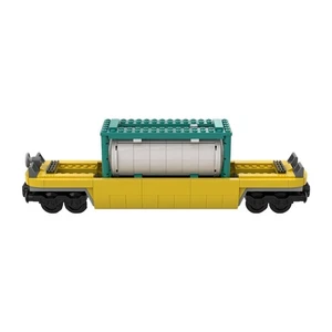 Compatible Container Freight Oil Tank Car Model 404 Bricks MOC Build Gift - Picture 1 of 5