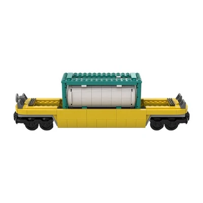 Compatible Container Freight Oil Tank Car Model 404 Bricks MOC Build Gift - Image 1 of 4