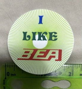 Vintage Pin Button I Like BEA British European Airways Airlines - Advertising - Picture 1 of 2