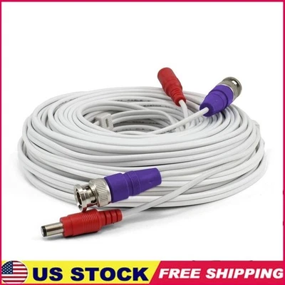 UL Certified Fire Resistant BNC Cable DVR Security System Easy Install 15ft New - Image 1 of 3