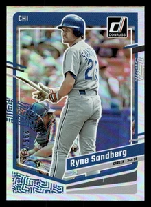 2023 Donruss #204 Ryne Sandberg Career Stat Line #/344 - Picture 1 of 2