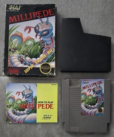 Millipede Nintendo NES Vintage Game 1988 Complete Set with Box and Manual Tested