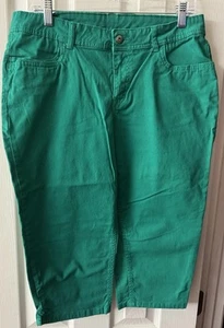🦠🦠Faded Glory Vintage Stretch Cropped Capri Damen Gr. 14 Hose🦠🦠 - Bild 1 von 5