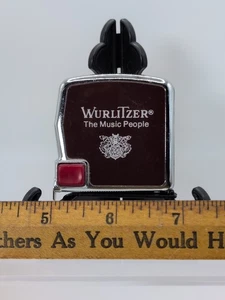 Vintage Wurlitzer Organs Advertising Pocket Tape Measure 6' 7" Length $24.99 - Picture 1 of 14