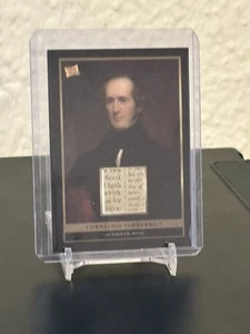 Cornelius Vanderbilt Authentic Relic Pieces of the Past - Zdjęcie 1 z 2