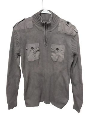 Suéter American Rag Gris Acanalado Para Hombre Talla XL 1733 Foto 1 de 3
