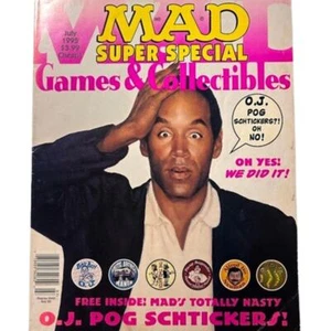 Mad Magazine Super Special #105 Juli 1995 + POG Sticker Vintage - Bild 1 von 3
