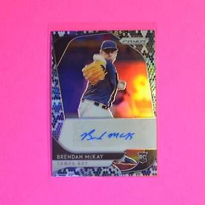 2020 Panini Prizm Brendan McKay Rookie Snake skin Prizm Auto /35 Tampa Bay Rays - Picture 1 of 1