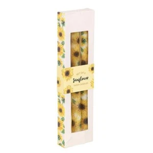 Sunflower Taper Candles Pack of 3 Home Decor Gift - Imagen 1 de 1