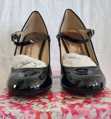 Chinese Laundry Next To Me Mary Jane tacón charol negro para mujer 8,5 Foto 1 de 4