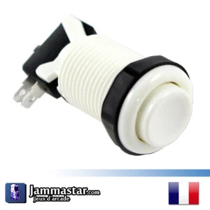 Arcade Knöpfe verschraubbar 28mm - Push Buttons - Weiß - White - Bild 1 von 2