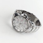 Men's Bulova Marine Star 96B255 White Dial Stainless Chronograph Quartz Watch