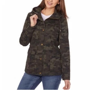 NWT Lucky Brand Anorak Camo Jacket Military style Size XXL - Picture 1 of 4