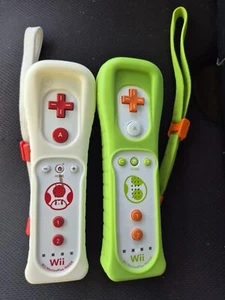 Nintendo Wii Remote Plus Toad Contollers Limited Edition White Blue & Green - Picture 1 of 4