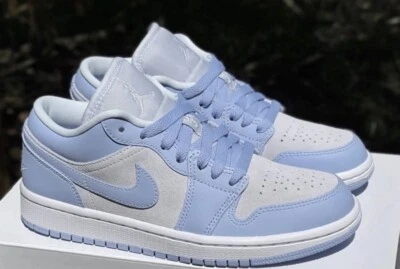 Nuevo 🔥 Air Jordan 1 Fútbol Bajo Gris Blanco Aluminio Talla 10W DC0774-050 Foto 1 de 4