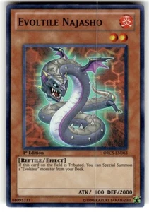 Yugioh - Evoltile Najasho ORCS-EN083 1st Edition Super Rare NM - Picture 1 of 2